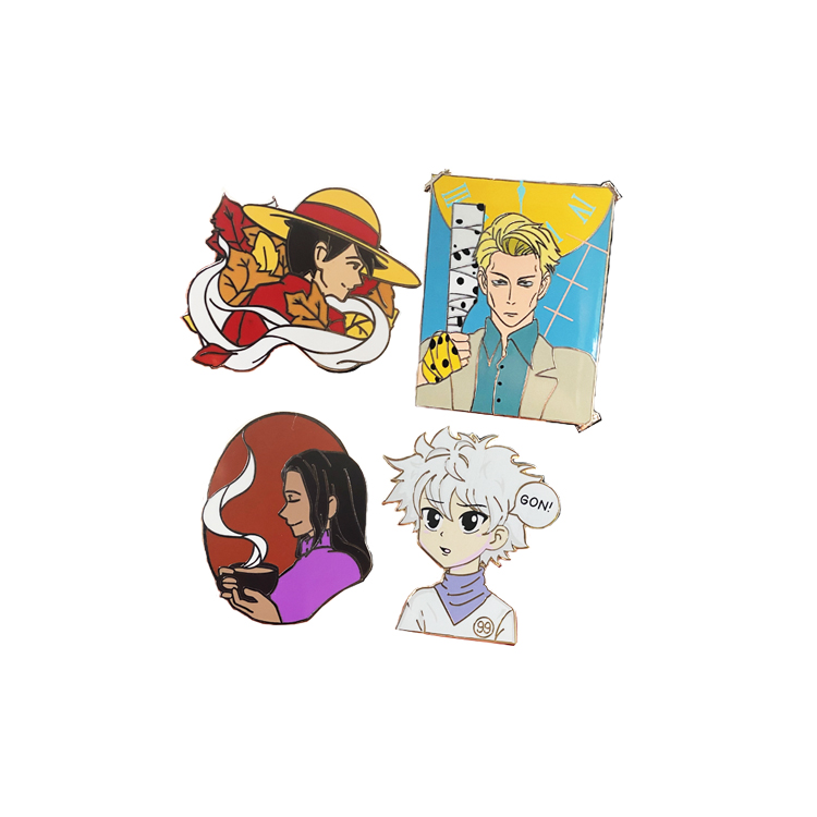 China Manufacturers No Minimum Bulk Blank Metal Hard Soft Enamel Custom Lapel Pins