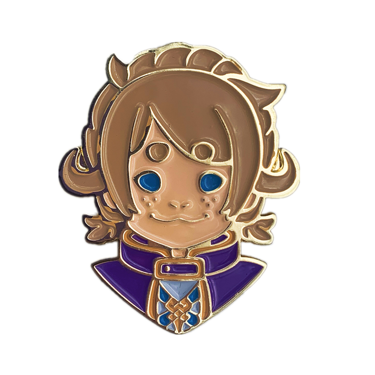 New Fashion Kunshan DLC Manufacturer Custom Metal Cute Cartoon Soft Enamel Pin