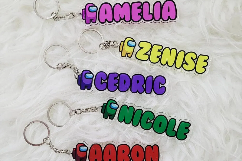 Acrylic keychain