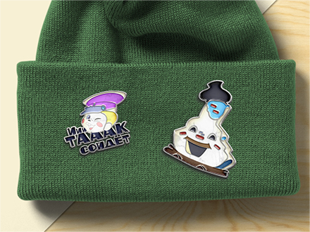 pin on hat