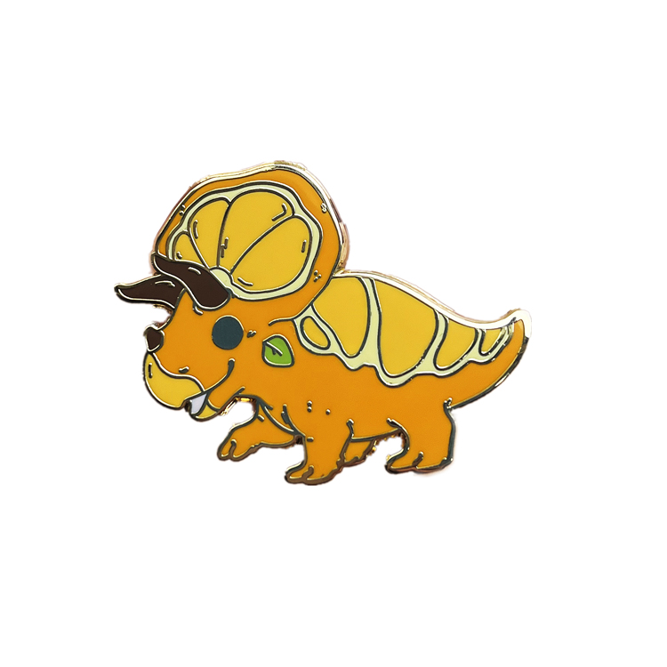 Kunshan Wholesale High Quality Metal Badge Gold Plated Logo Customized Free Sample Animal Hard Enamel Pin