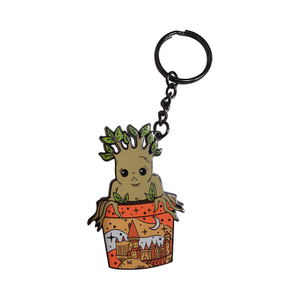 Metal Keychain Customized Anime Characters Design Soft Hard Enamel Keychains For Bag Decoration