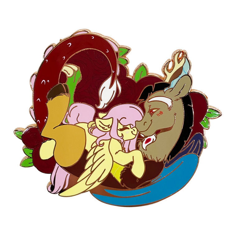 Hot Selling Manufacturer Design Cute Horse Hard Enamel Pins