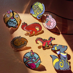 High Quality Soft Brooch Enamel Lapel Pin Free Logo Design Metal Pin Badge