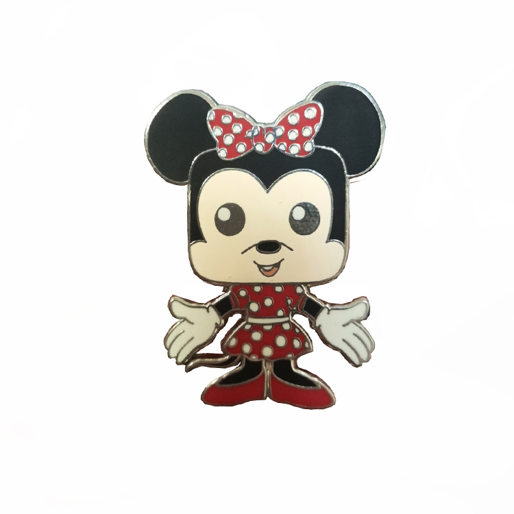 Free Sample Design Chinese Suppliers Custom Logo Metal Classic Cartoon Anime Characters Hard Enamel Pin As Gifts