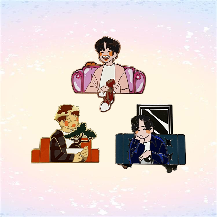 Wholesale High Quality Cheap Custom Metal Alloy Nickel Plated Custom Soft Enamel Pin Custom Enamel Pin Enamel Pin