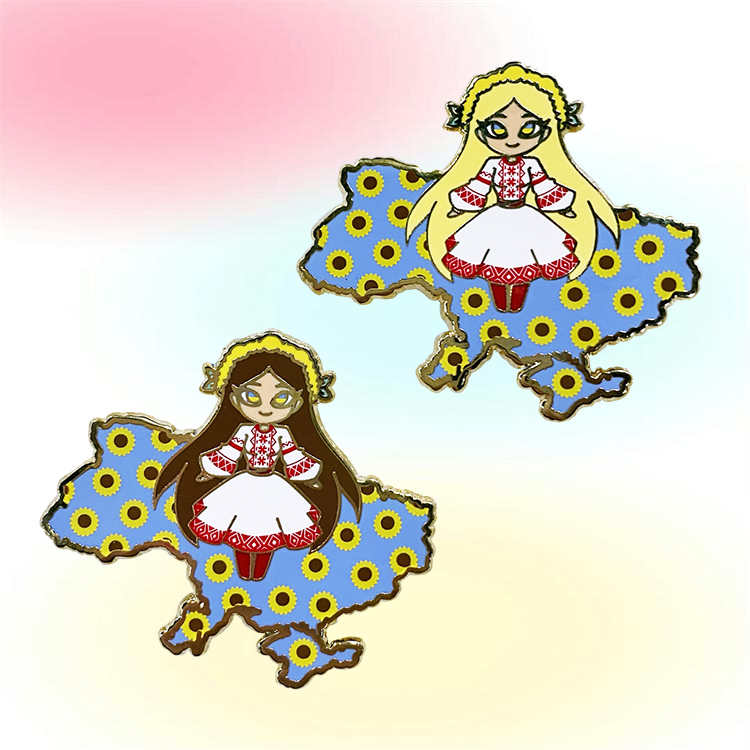 Manufacturer Custom Fashion Hard Enamel Lapel Pins of Cute Design Lapel Pin