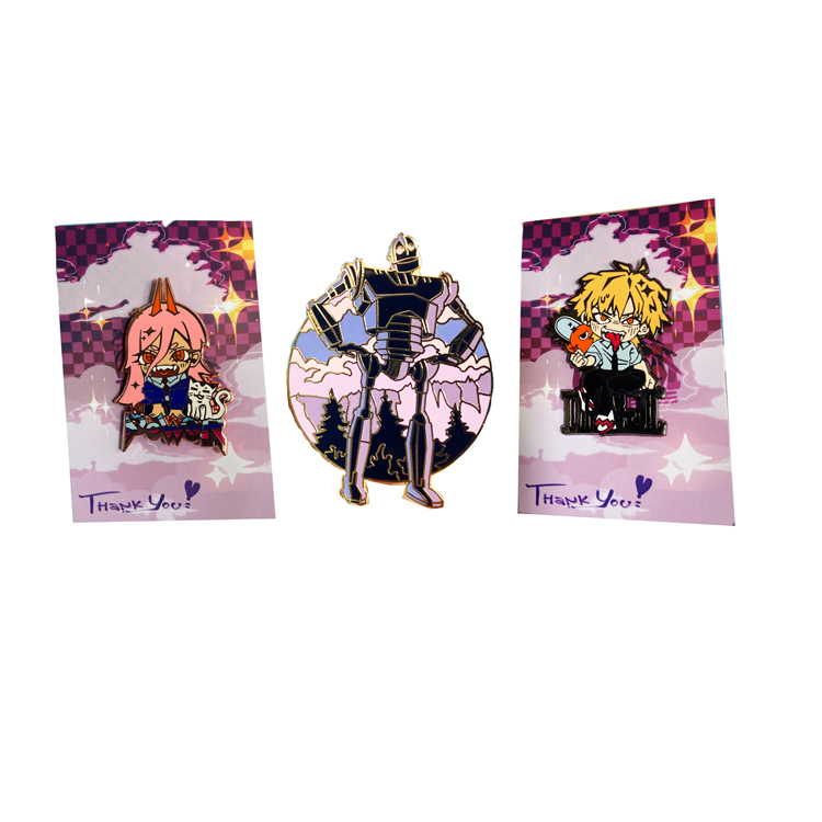 Manufacture Custom Metal Hard Enamel Pins Fashion Pins Metal Logo Badges