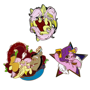 Hot Selling Manufacturer Design Cute Horse Hard Enamel Pins