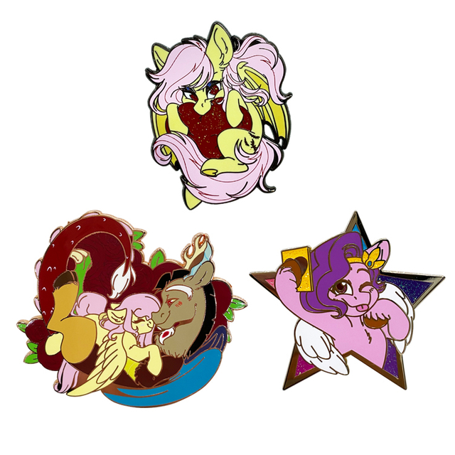 Hot Selling Manufacturer Design Cute Horse Hard Enamel Pins