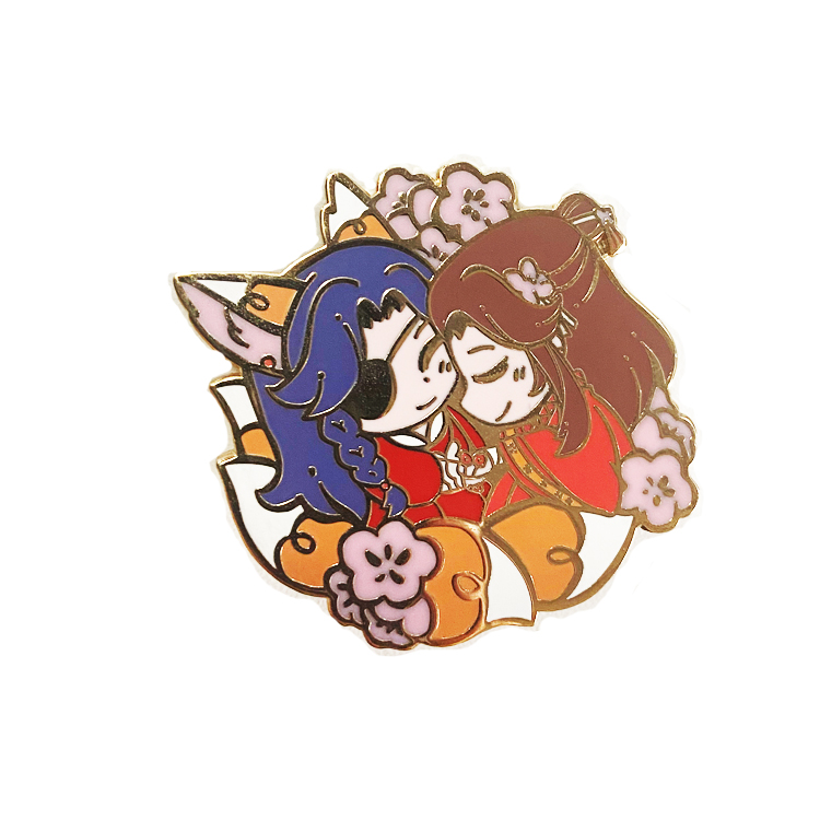 Wholesale High Quality Chinese Style Brooch Anime Hard Enamel Pin Supplier