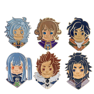 No Minimum Lapel Pin Metal Badge Manufacture Anime Cartoon Soft Enamel Pin Custom Enamel Pin