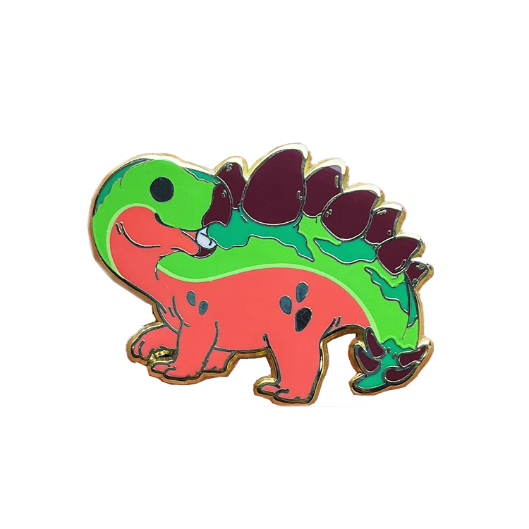 Kunshan Wholesale High Quality Metal Badge Gold Plated Logo Customized Free Sample Animal Hard Enamel Pin