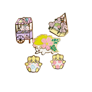 No Minimum Factory Manufacturer Custom Soft Enamel Glitter Anime Cartoon Lapel Pins Metal Badge Hard Enamel Pin