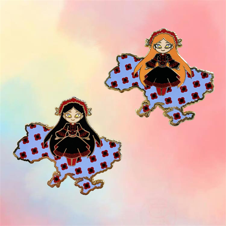 Manufacturer Custom Fashion Hard Enamel Lapel Pins of Cute Design Lapel Pin