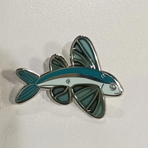 Wholesale Metal Lapel Pin Hard Enamel Badge with Epoxy