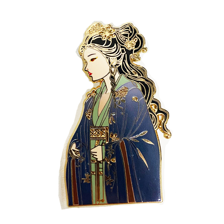 Wholesale High Quality Chinese Style Brooch Anime Hard Enamel Pin Supplier