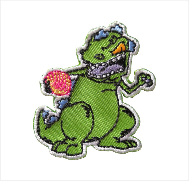 Custom Logo Embroidered Badges Iron on Ghibili Character Designer Embroidery Iron on Patches for Clothing