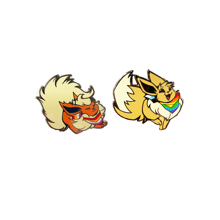 High Quality Souvenir Custom Logo Metal Hard Enamel Badge Fashion Anime Decorative Lapel Pins for Clothes