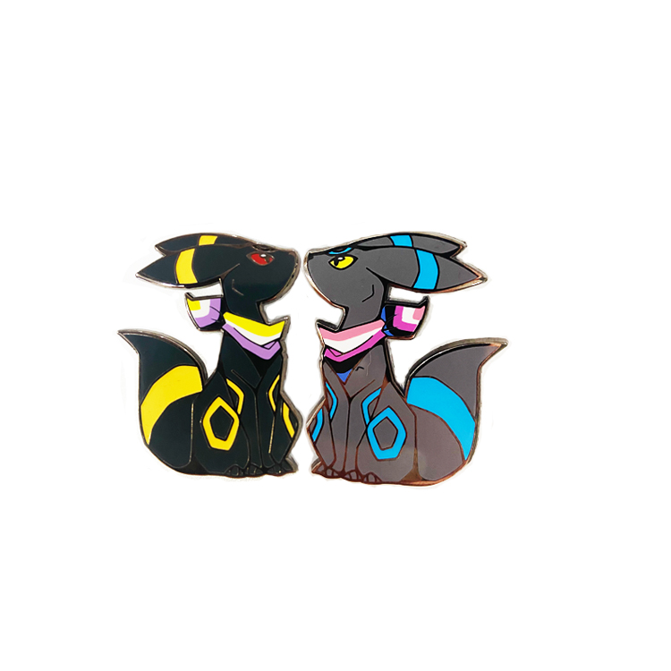 High Quality Souvenir Custom Logo Metal Hard Enamel Badge Fashion Anime Decorative Lapel Pins for Clothes