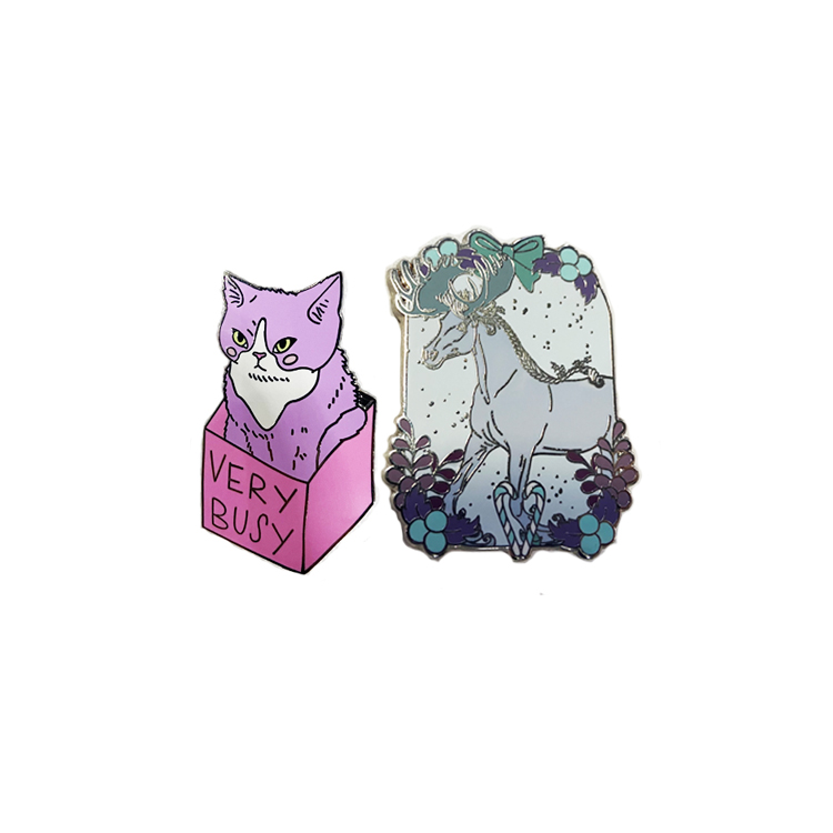 Wholesale No Minimum Metal Pins Supplier Glitter Brooch Anime Hard Enamel Pin Soft Lapel Badge Manufacturer Custom Enamel Pin
