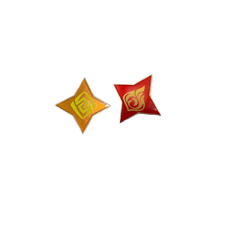 Wholesale No Minimum Metal Pins Supplier Glitter Brooch Anime Hard Enamel Pin Soft Lapel Badge Manufacturer Custom Enamel Pin