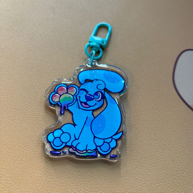 High Quality Custom Double Side Acrylic Charm Keychain Durable Acrylic Material