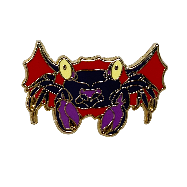 Well-loved Cute Enamel Pins Various Crabs Hard Enamel Pins As Gift 