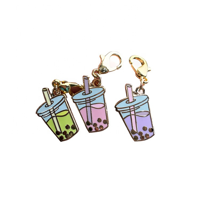 Manufacturer Personalized Iron Zinc Alloy Custom Milk Tea Shape Soft Hard Enamel Metal Keyring Key Chains Keychains