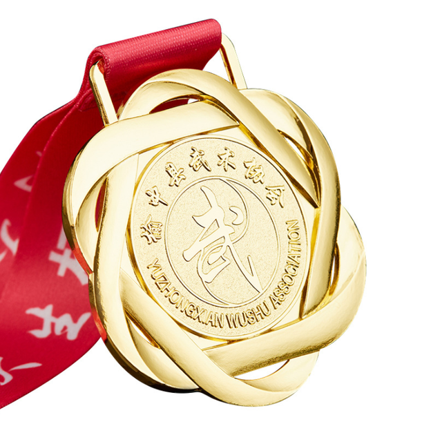 Custom Design Award Medals Custom Football Trophies and Medals Sports High Quality Sports Ribbons Medals
