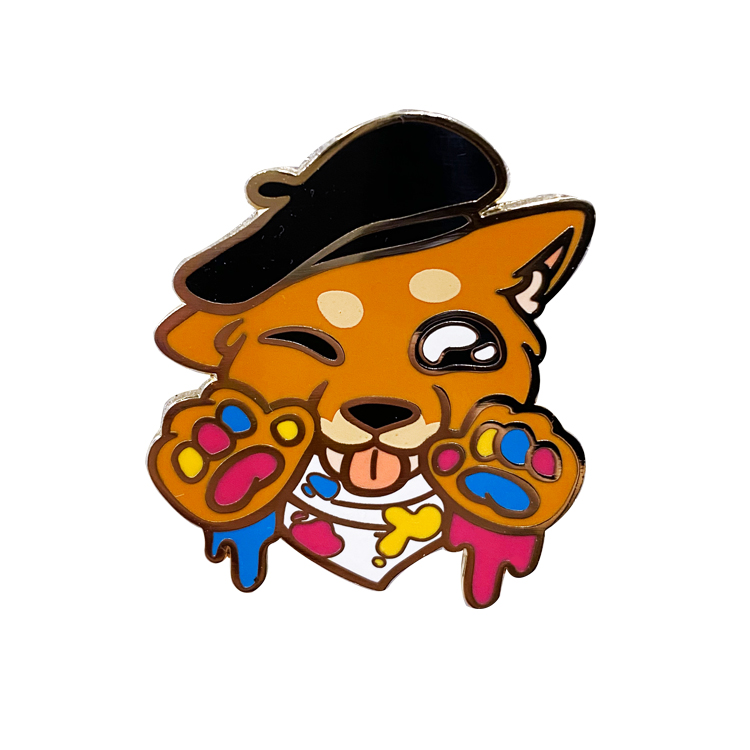 High Quality Hot Selling Cute Cats And Dogs Enamel Pins Hard Enamel Pins