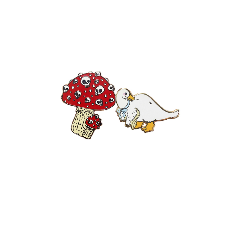 Wholesale High Quality Lapel Pins Custom Anime Logo Gold And Silver Plating Metal Badge Hard Enamel Pins
