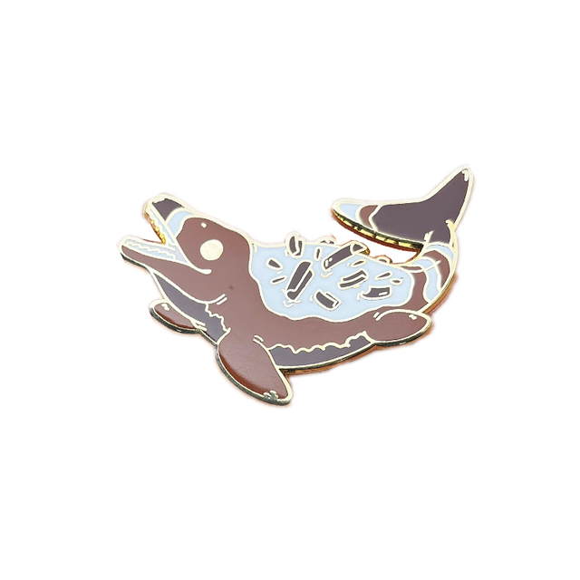 Lapel Badges Labels Wholesale Free Sample Design Custom Cute Animal Metal Hard Enamel Pins for Souvenir