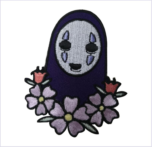 Customized Anime Logo Cute Design Embroidery Patches Cloth or Bag Accessory Bulk Iron On Patches