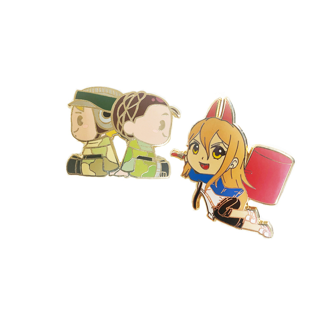 Beautiful Making Zinc Alloy Metal Crafts Cartoon Character Badge Customization Lapel Pin Soft Hard Enamel Pin