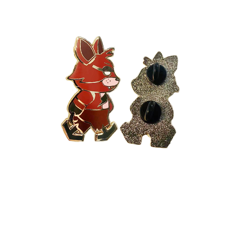 Free Sample Custom Enamel Pin No Minimum Metal Hard Enamel Lapel Pin Glitter Cute Kawaii Anime Enamel Pin Badge
