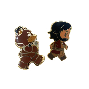 China Factory Wholesale Cheap Metal Plated Anime Badge Cute Cartoon Lapel Custom Hard Enamel Pins Supplier