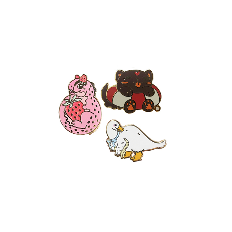 No Minimum Lapel Pin Metal Badge Manufacture Gold Plated Glitter Anime Cartoon Soft Hard Enamel Pin Custom Enamel Pin