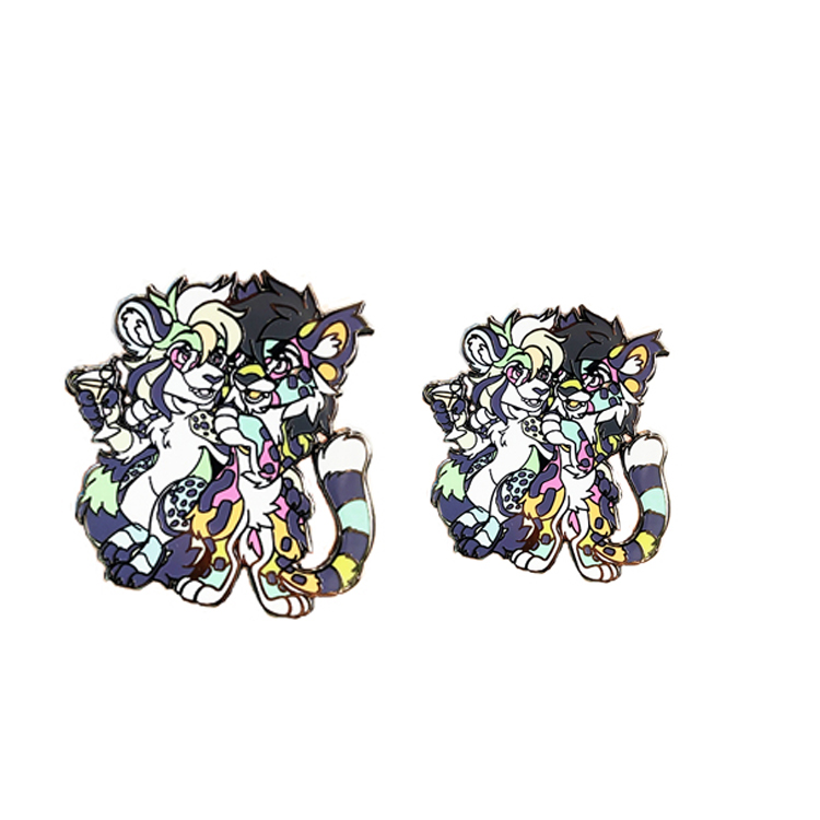 No Minimum Lapel Pin Metal Badge Manufacture Gold Plated Glitter Anime Cartoon Soft Hard Enamel Pin Custom Enamel Pin
