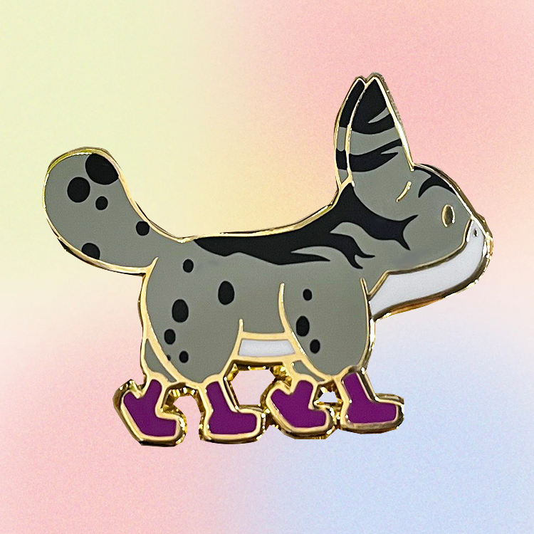 DLC custom cute metal Cute animals pins animation creativity hard enamel lapel pin 