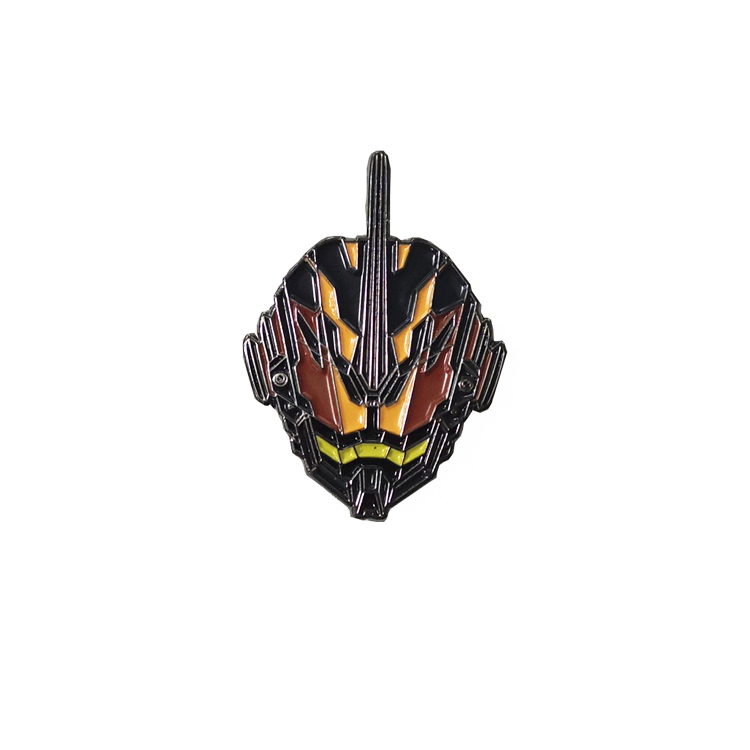 Movie character masks Wholesale metal logo anime lapel pin badges manufacturer custom soft hard enamel pins with backing custom