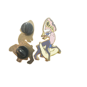 Factory Manufacturer Custom Soft Enamel Glitter Anime Cartoon Lapel Pins Zinc Alloy Metal Badge Hard Enamel Pin