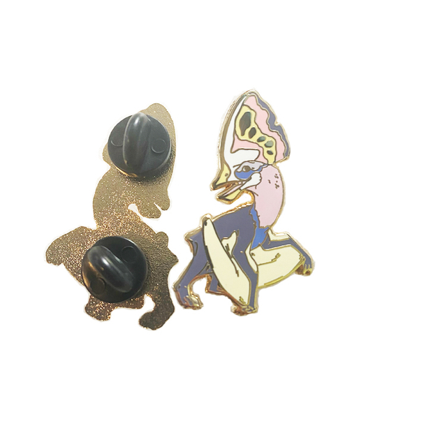 Factory Manufacturer Custom Soft Enamel Glitter Anime Cartoon Lapel Pins Zinc Alloy Metal Badge Hard Enamel Pin