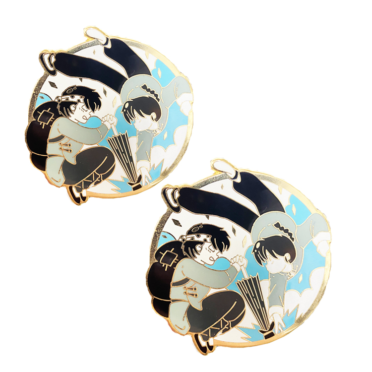 Wholesale Pin Supplier No Minimum Brooch Anime Bulk Logo Custom Lapel Pin Badge Manufacturer Metal Custom Soft Hard Enamel Pin