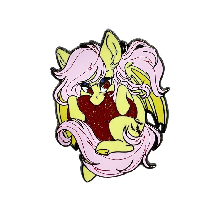 Hot Selling Manufacturer Design Cute Horse Hard Enamel Pins