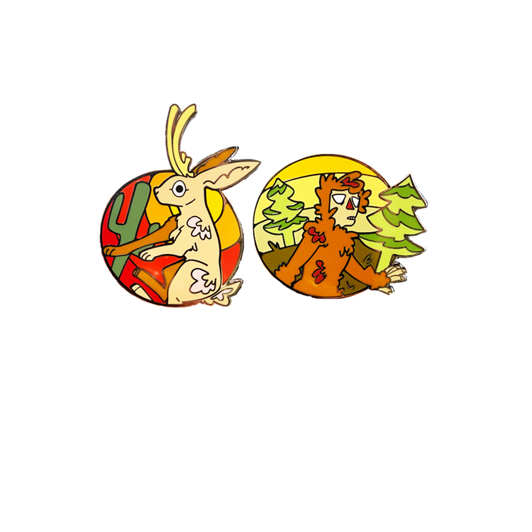 Wholesale No Minimum Metal Pins Supplier Glitter Brooch Anime Hard Enamel Pin Soft Lapel Badge Manufacturer Custom Enamel Pin