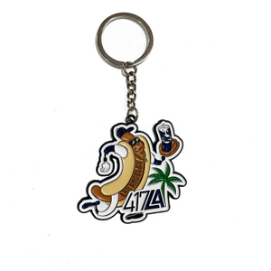 Hot Sale Custom Made Diy Blank Anime Charms Keychain Key Chains Soft Enamel Keychain