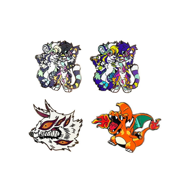 Wholesale Pin Supplier No Minimum Brooch Anime Bulk Logo Custom Lapel Pin Badge Manufacturer Metal Custom Soft Hard Enamel Pin