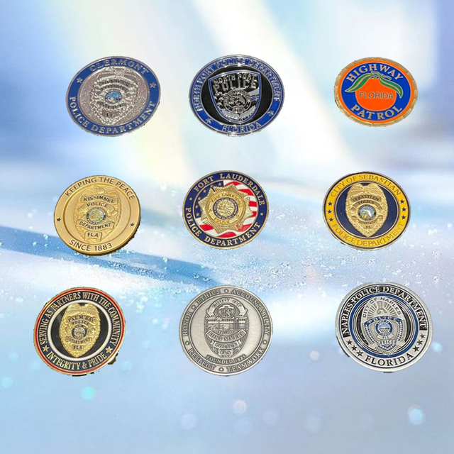 Various Free Artwork Metal 3d Coins Manufacturers Police Department Military Challenge Coin