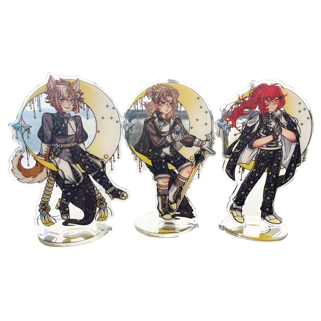 Factory Price Plastic Translucent Acrylic Standees Anime Logo Fandom Standees Maker No MOQ